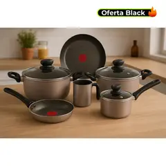 IMUSA - Juego de ollas Imusa: Talent Bateria Antiadherente 9 piezas