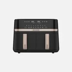 BLACK+DECKER - Freidora de Aire B+D 9lt doble cesta AFBD92