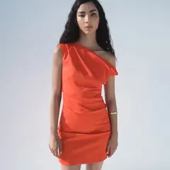 MANGO - Vestido Mujer Corto Casual