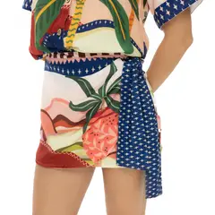 MILONGA - Salida de baño Falda Desert con Estampado