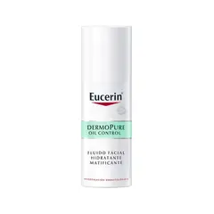 EUCERIN - Tratamiento antiedad Dermopure Oil Control Fluido Facial Matificante Para Piel Grasa 50 ml