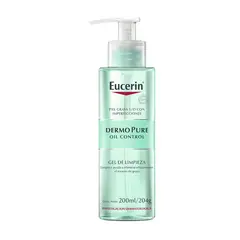 EUCERIN - Limpiador Gel Limpiador Facial Dermopure Oil Control Para Piel Grasa 200 ml