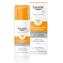 EUCERIN - Protector Solar Facial Antiedad Sun Photoaging Control Fps 50+ 50 ml
