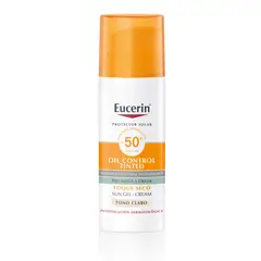 EUCERIN - Protector Solar Facial Sun Toque Seco Color Claro Fps 50+ 50 ml