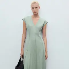 MANGO - Vestido Mujer Medio Casual