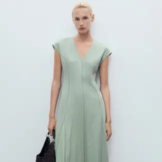 MANGO - Vestido Mujer Medio Casual