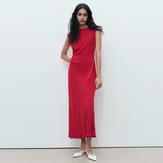 MANGO - Vestido Mujer Medio Casual