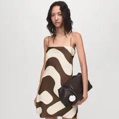 MANGO - Vestido Mujer Corto Casual con Estampado