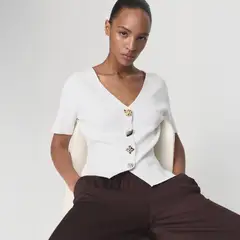 MANGO - Cardigan Mujer Slim fit