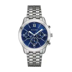 BULOVA - Reloj Hombre Classics. Reloj Acero Inoxidable Plateado 96A174