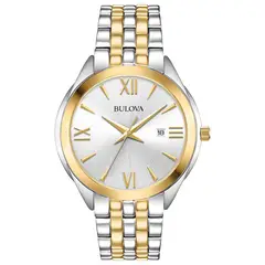 BULOVA - Reloj Hombre Classics. Reloj Acero Inoxidable Plateado 98B331