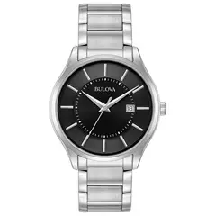 BULOVA - Reloj Hombre Classics. Reloj Acero Inoxidable Plateado 96B267