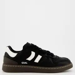 COOLWAY - Tenis Moda Goal Mujer Negros