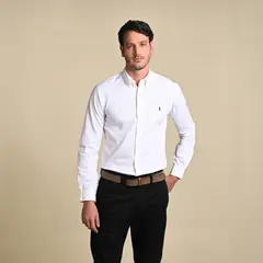 POLO RALPH LAUREN - Camisa Hombre Manga larga Classic fit de Algodón