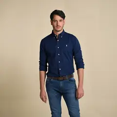 POLO RALPH LAUREN - Camisa Hombre Manga larga Classic fit de Algodón