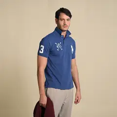 POLO RALPH LAUREN - Camiseta Polo Hombre Manga Corta Custom Slim Fit