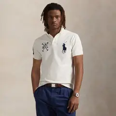 POLO RALPH LAUREN - Camiseta polo Hombre Manga corta con Logo de Algodón