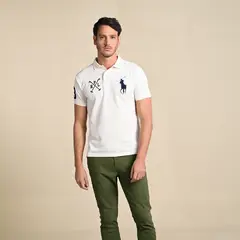 POLO RALPH LAUREN - Camiseta polo Hombre Manga corta con Logo de Algodón