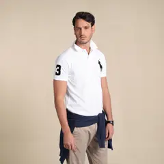 POLO RALPH LAUREN - Camiseta polo Hombre Manga corta con Logo de Algodón