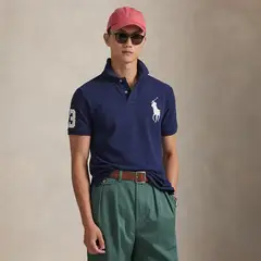 POLO RALPH LAUREN - Camiseta polo Hombre Manga corta con Logo de Algodón