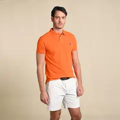 POLO RALPH LAUREN - Camiseta Polo Hombre Manga Corta Custom Slim Fit