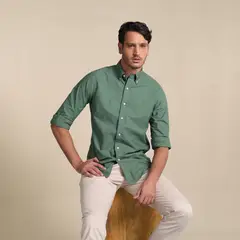 POLO RALPH LAUREN - Camisa Hombre Manga larga Classic fit de Algodón