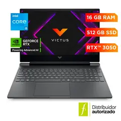 HP - Portátil | Intel Core i5 | 16 GB RAM | 512 GB SSD Almacenamiento| RTX 3050 | Windows 11 Home |15-fa2014La| Computador portátil