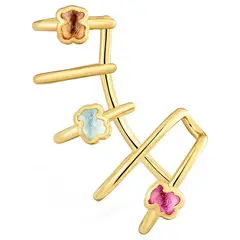 TOUS - Aretes Mujer Piedras y plata