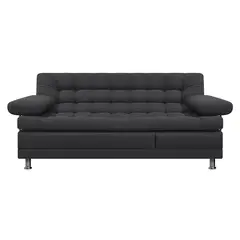 AMOBLANDO - Sofá Cama Moderno en Microfibra 2 Puestos Multi 180 x 82 x 52 cm