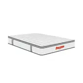 PULLMAN - Colchón Queen Firmeza Media Ortopédico Resortado con Pillow Orthopack BTU 160 x 190 cm Colchones