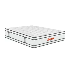 AMOBLANDO - Colchón King Firmeza Media Ortopédico Resortado con Pillow Orthopack Euro 200 x 200 cm Colchones Pullman