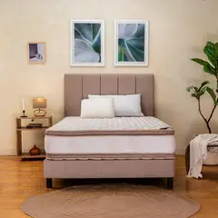 COLCHONES SPRING - Colchón Spring Doble Firmeza Media Ortopédico Resortado Litio 140 x 190 cm