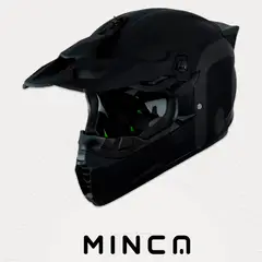 MINCA - Casco para patineta eléctrica Full Face Talla XL