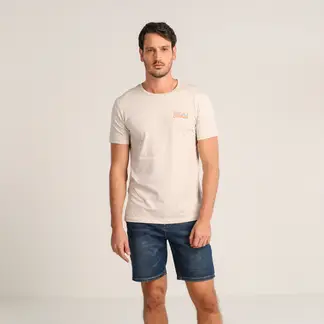 CASCAIS - Camiseta Hombre Manga corta con Estampado Algodón Cascais.