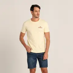 CASCAIS - Camiseta Hombre Manga corta con Estampado Algodón Cascais.