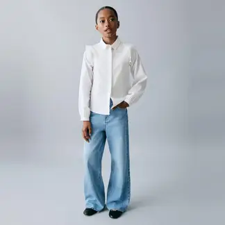 MANGO - Jean para Niña de Algodón