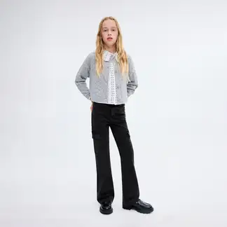 MANGO - Jean para Niña de Algodón