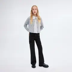 MANGO - Jean para Niña de Algodón