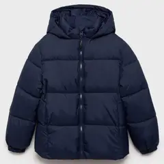 MANGO - Chaqueta Con capucha para Niño Acolchado