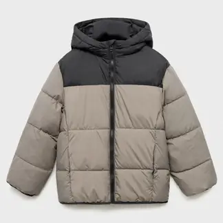 MANGO - Chaqueta Con capucha para Niño