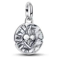 PANDORA - Charm Medallón con Corazón Plata Esterlina