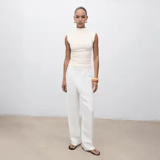 MANGO - Blusa Mujer Sin mangas