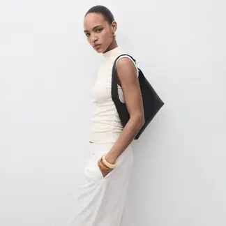 MANGO - Blusa Mujer Sin mangas