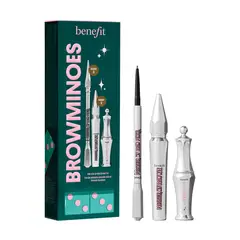 BENEFIT - Set de maquillaje rostro Lápiz definidor de cejas, gel voluminizador, gel fijador de cejas browminoes Incluye 3 Productos