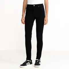 SYBILLA - Jean Flare Mujer Tiro alto Denim