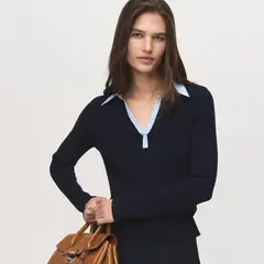 MANGO - Saco Mujer con Lentejuelas Slim fit