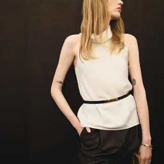 MANGO - Blusa Mujer Sin mangas