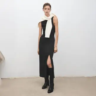 MANGO - Vestido Mujer Medio Casual