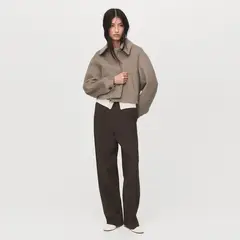 MANGO - Chaqueta Mujer de Lana