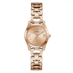 GUESS - Reloj Mujer Veda. Reloj Acero Inoxidable Oro Rosa GW0927L4